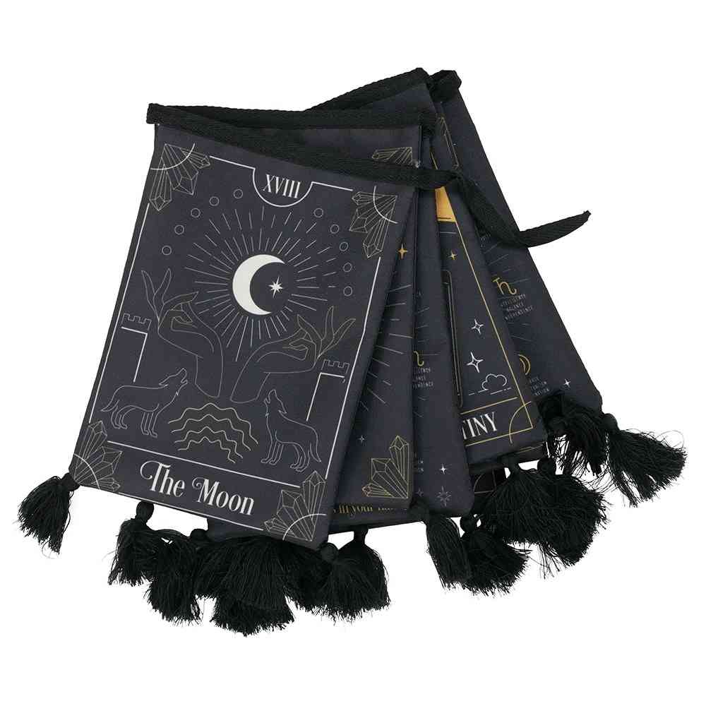Something Different - Fortune Teller Fabric Partydekoration - Schwarz